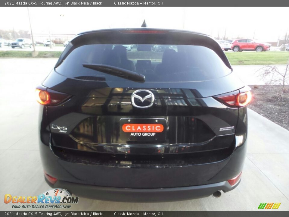 2021 Mazda CX-5 Touring AWD Jet Black Mica / Black Photo #5