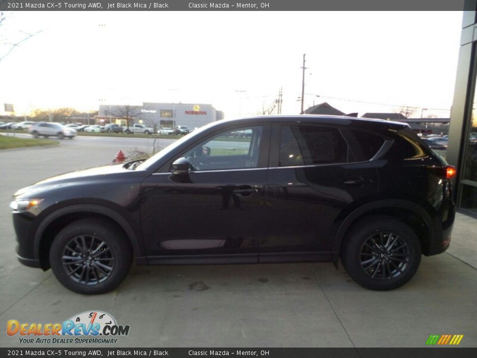 2021 Mazda CX-5 Touring AWD Jet Black Mica / Black Photo #6