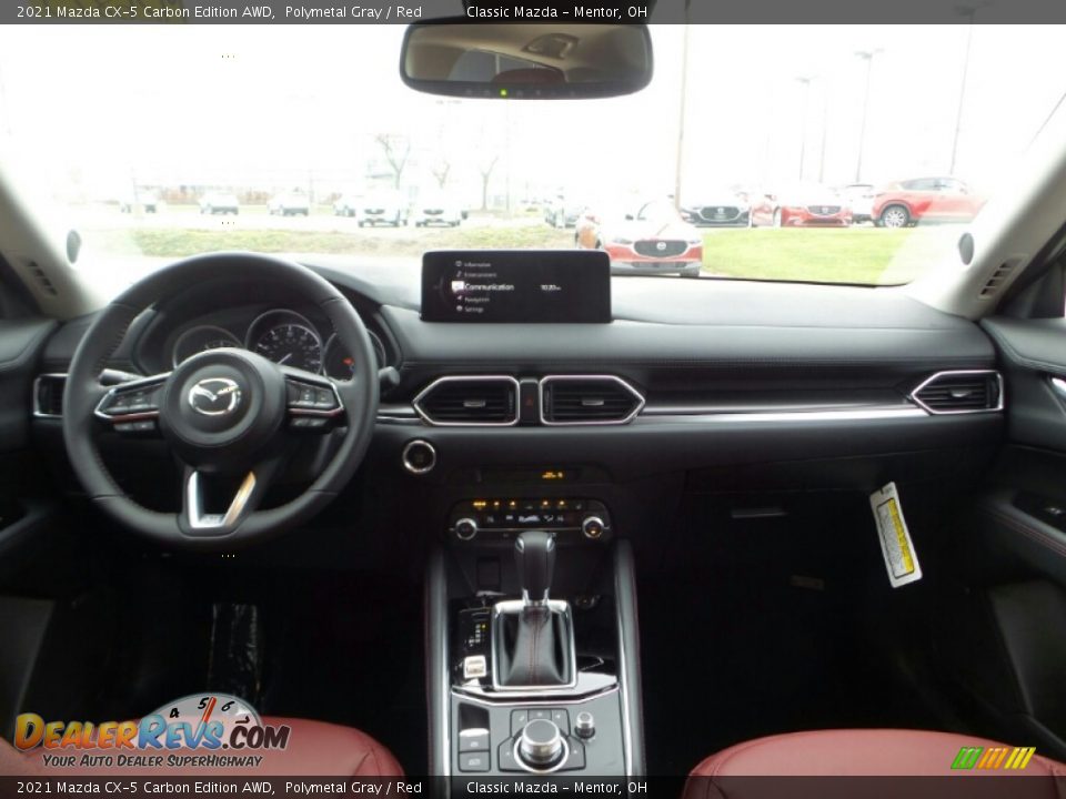 2021 Mazda CX-5 Carbon Edition AWD Polymetal Gray / Red Photo #3