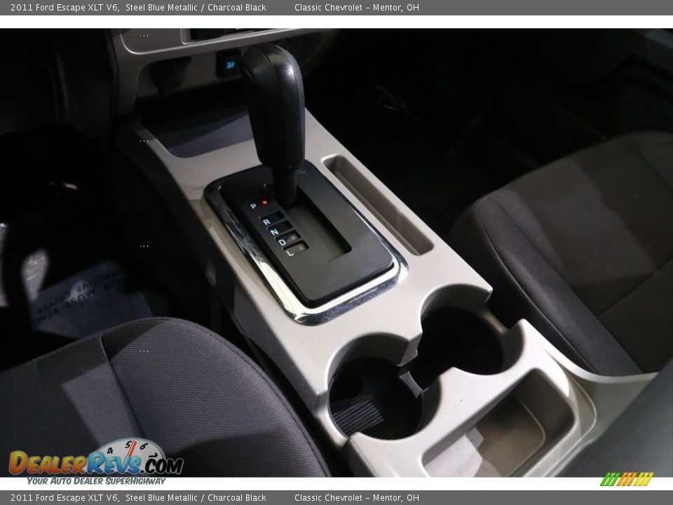 2011 Ford Escape XLT V6 Steel Blue Metallic / Charcoal Black Photo #13