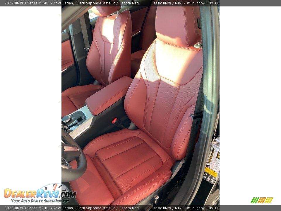 Tacora Red Interior - 2022 BMW 3 Series M340i xDrive Sedan Photo #4