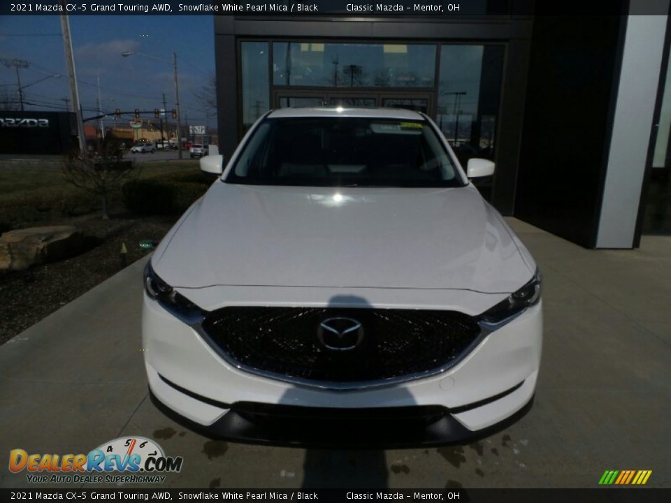 2021 Mazda CX-5 Grand Touring AWD Snowflake White Pearl Mica / Black Photo #2