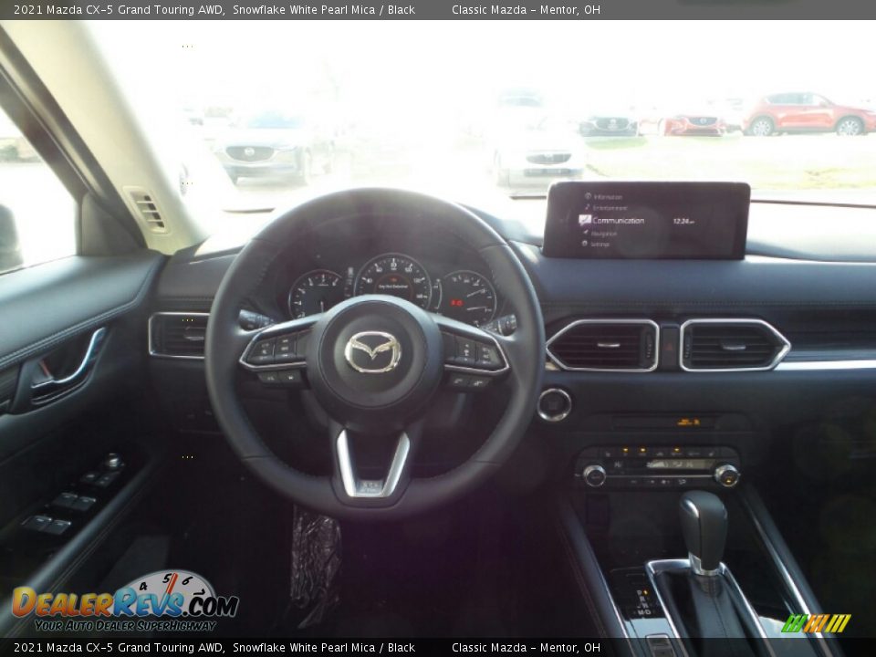 2021 Mazda CX-5 Grand Touring AWD Snowflake White Pearl Mica / Black Photo #4