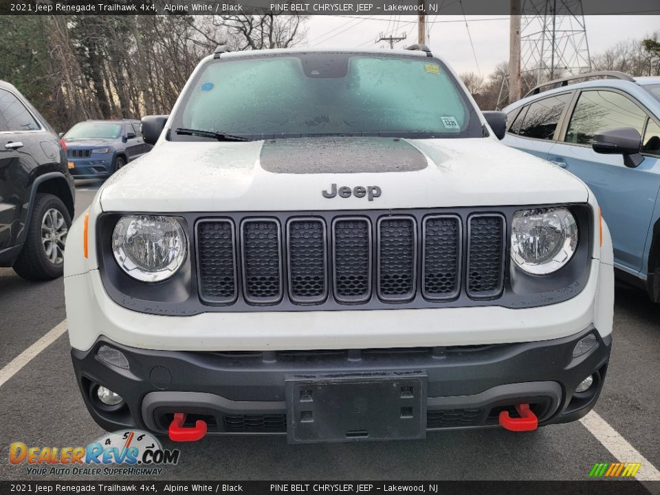 2021 Jeep Renegade Trailhawk 4x4 Alpine White / Black Photo #2