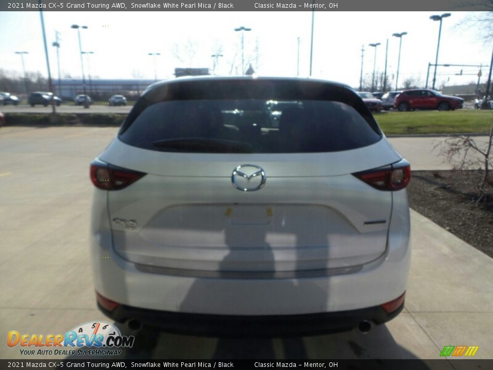 2021 Mazda CX-5 Grand Touring AWD Snowflake White Pearl Mica / Black Photo #5