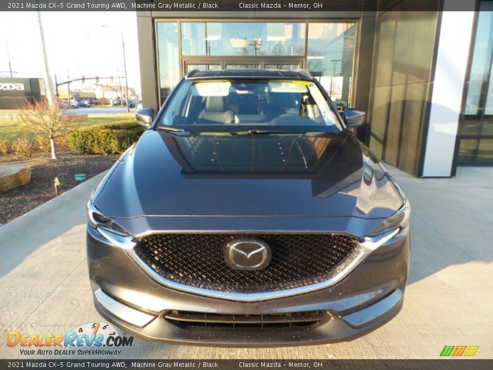 2021 Mazda CX-5 Grand Touring AWD Machine Gray Metallic / Black Photo #2