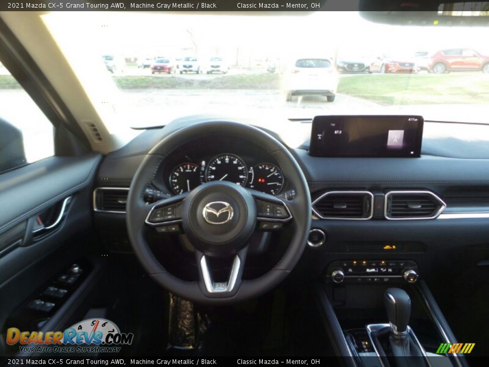 2021 Mazda CX-5 Grand Touring AWD Machine Gray Metallic / Black Photo #4