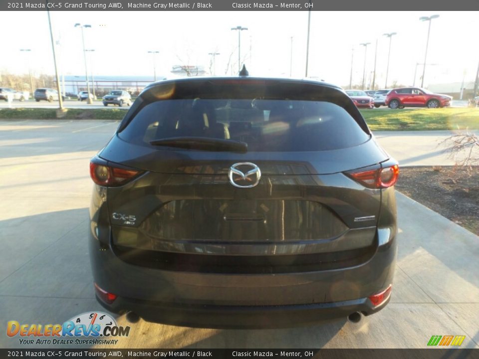 2021 Mazda CX-5 Grand Touring AWD Machine Gray Metallic / Black Photo #5