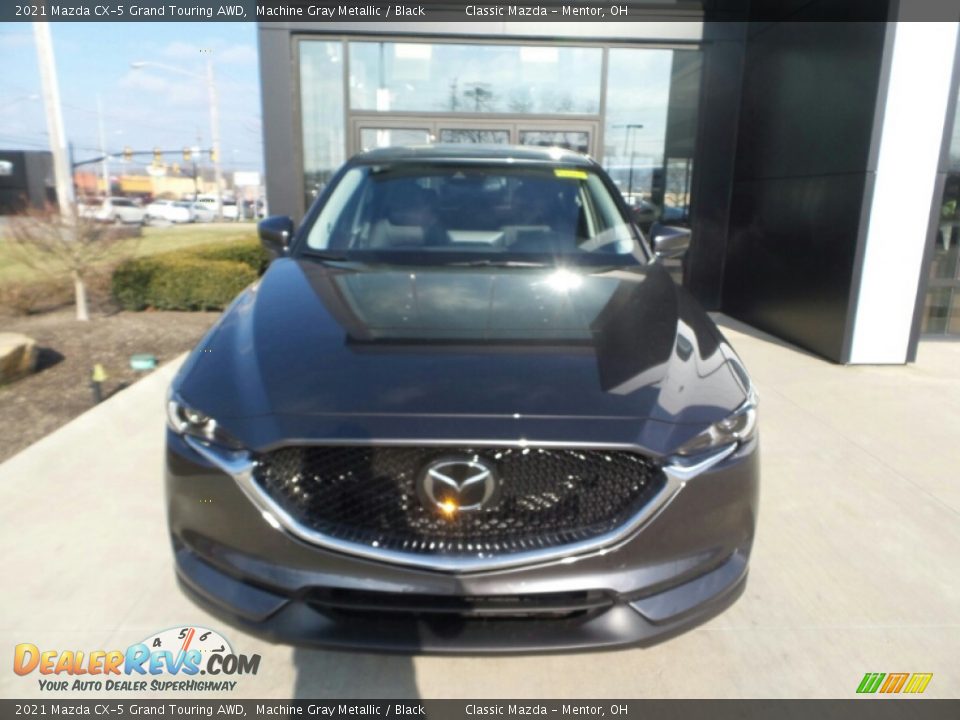2021 Mazda CX-5 Grand Touring AWD Machine Gray Metallic / Black Photo #2