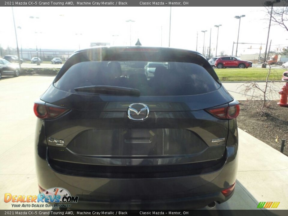 2021 Mazda CX-5 Grand Touring AWD Machine Gray Metallic / Black Photo #5