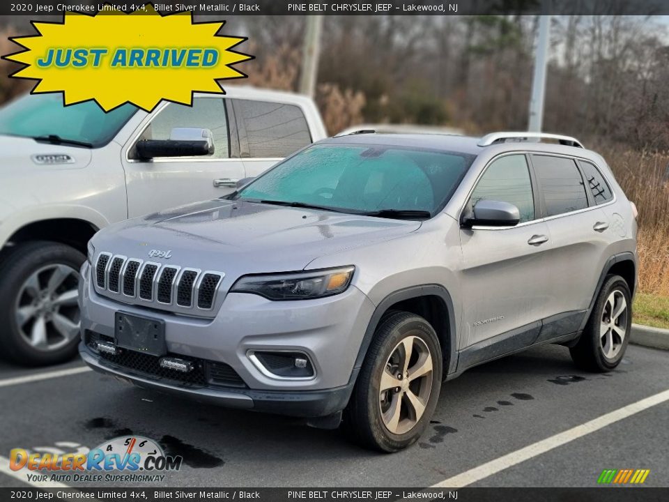 2020 Jeep Cherokee Limited 4x4 Billet Silver Metallic / Black Photo #1