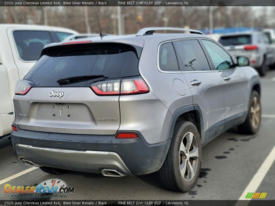 2020 Jeep Cherokee Limited 4x4 Billet Silver Metallic / Black Photo #4