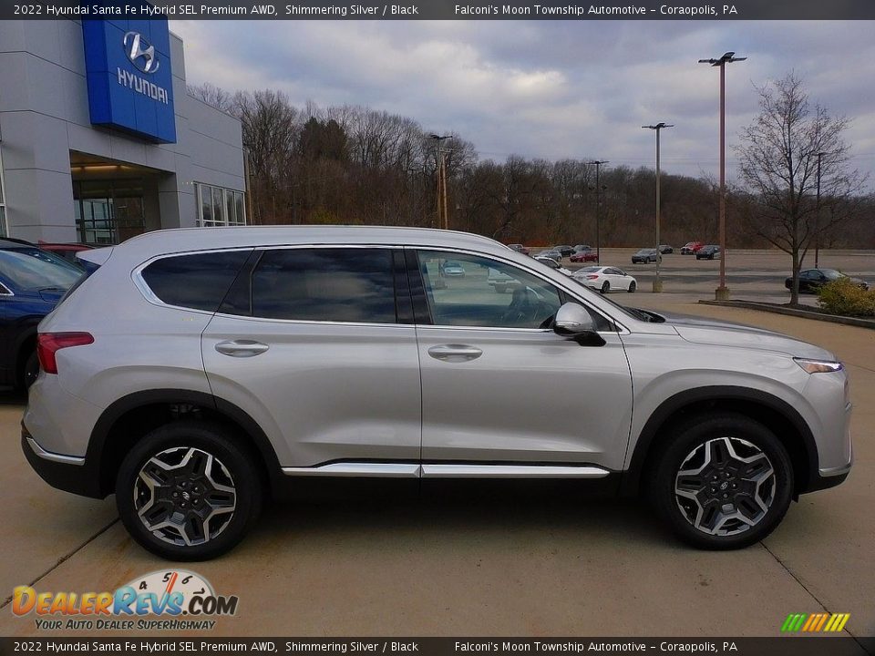 Shimmering Silver 2022 Hyundai Santa Fe Hybrid SEL Premium AWD Photo #1