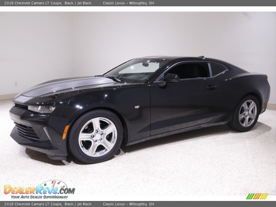 2018 Chevrolet Camaro LT Coupe Black / Jet Black Photo #3