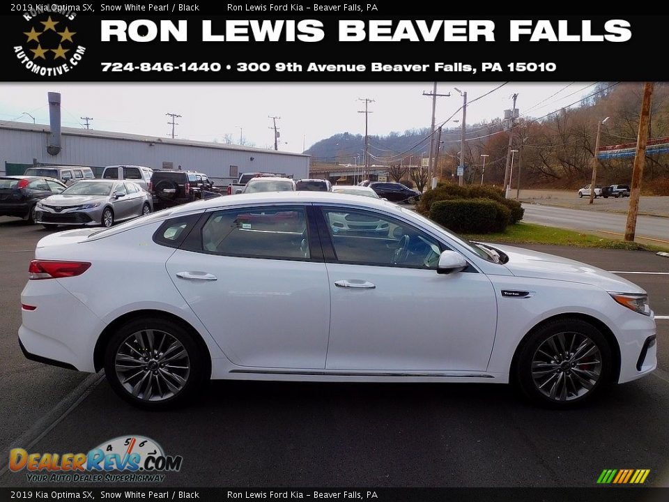 2019 Kia Optima SX Snow White Pearl / Black Photo #1