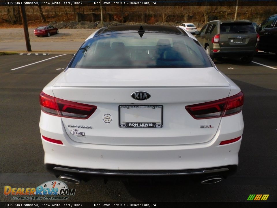 2019 Kia Optima SX Snow White Pearl / Black Photo #3