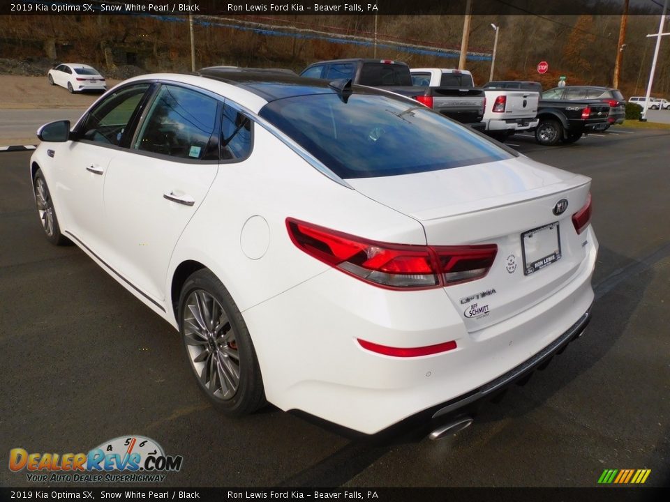 2019 Kia Optima SX Snow White Pearl / Black Photo #5