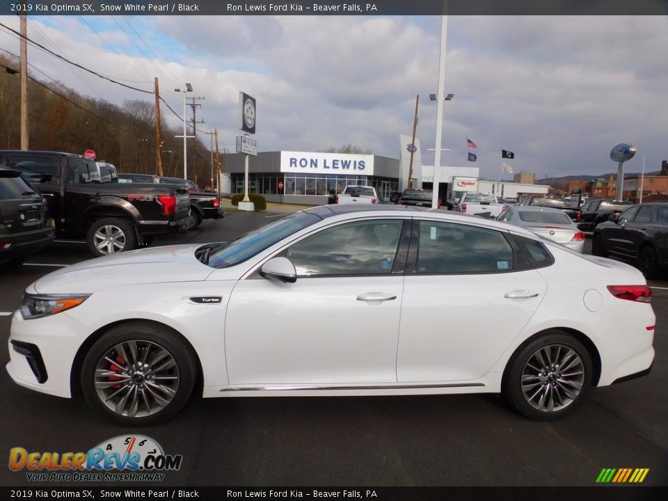 2019 Kia Optima SX Snow White Pearl / Black Photo #6
