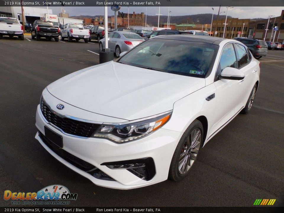 2019 Kia Optima SX Snow White Pearl / Black Photo #7