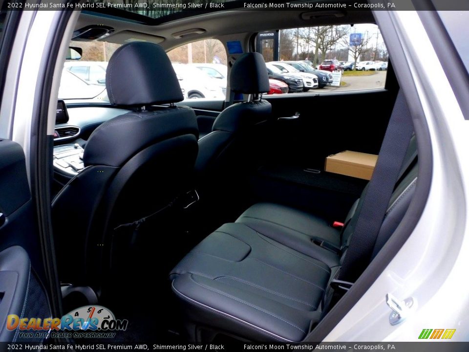 Rear Seat of 2022 Hyundai Santa Fe Hybrid SEL Premium AWD Photo #12