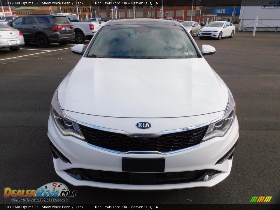 2019 Kia Optima SX Snow White Pearl / Black Photo #8