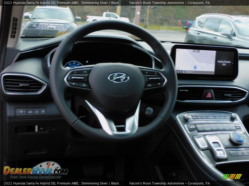 2022 Hyundai Santa Fe Hybrid SEL Premium AWD Steering Wheel Photo #13