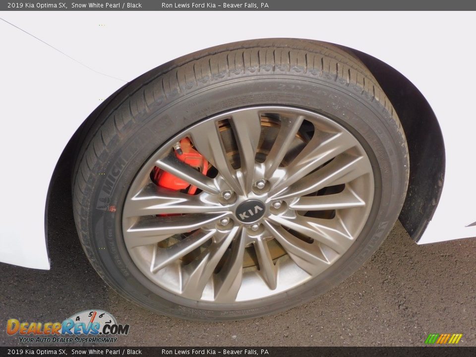 2019 Kia Optima SX Snow White Pearl / Black Photo #9