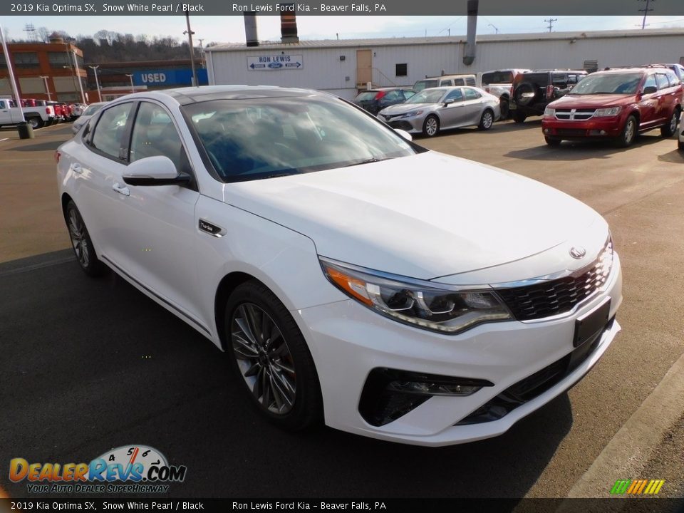 2019 Kia Optima SX Snow White Pearl / Black Photo #10
