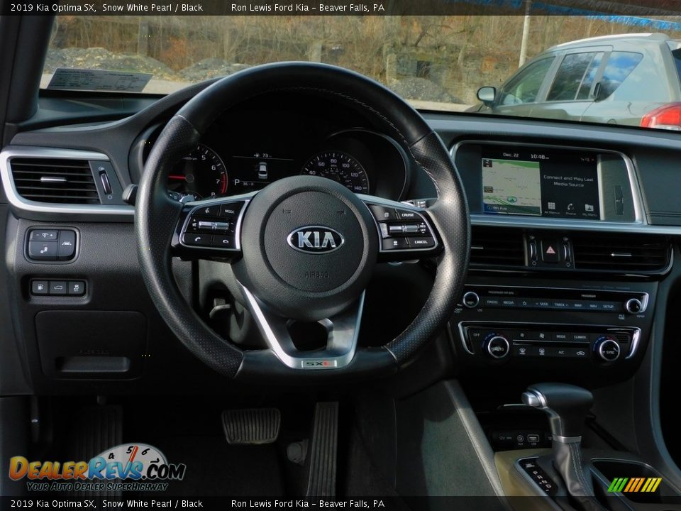 2019 Kia Optima SX Snow White Pearl / Black Photo #13