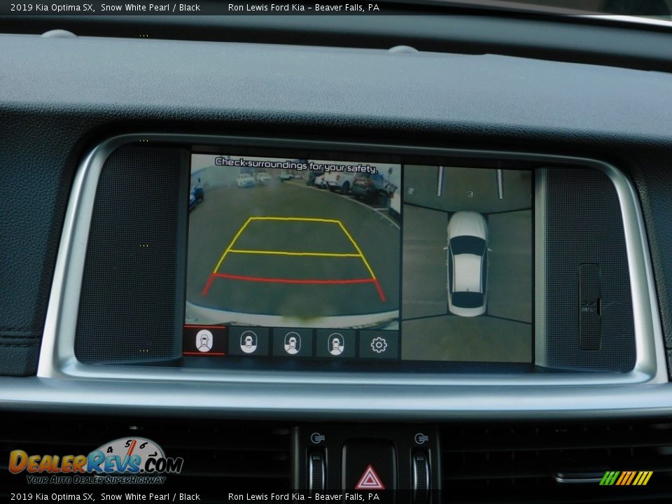 2019 Kia Optima SX Snow White Pearl / Black Photo #17