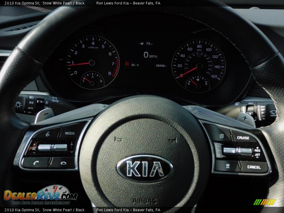 2019 Kia Optima SX Snow White Pearl / Black Photo #20
