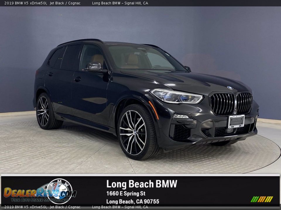 2019 BMW X5 xDrive50i Jet Black / Cognac Photo #1