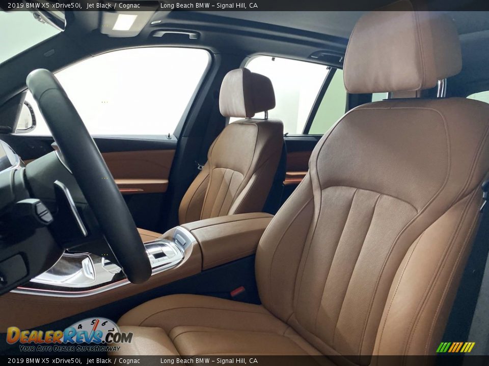 2019 BMW X5 xDrive50i Jet Black / Cognac Photo #16