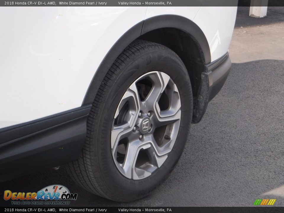 2018 Honda CR-V EX-L AWD White Diamond Pearl / Ivory Photo #4