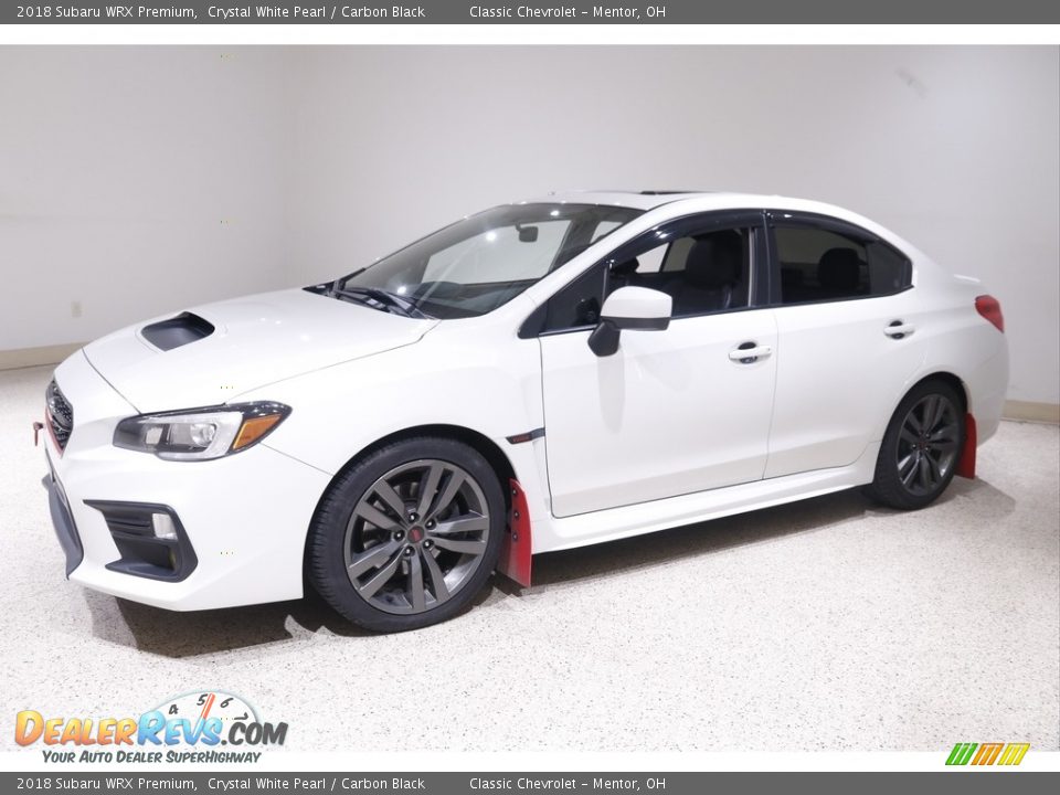 2018 Subaru WRX Premium Crystal White Pearl / Carbon Black Photo #3