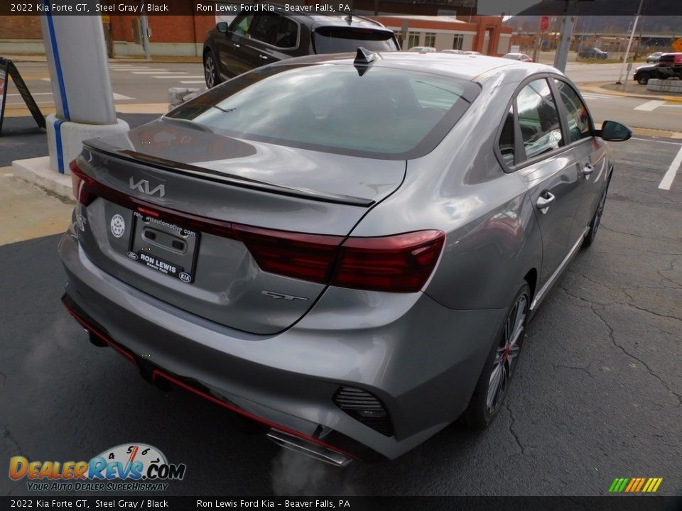 2022 Kia Forte GT Steel Gray / Black Photo #2
