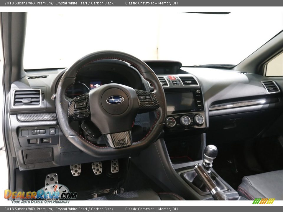 2018 Subaru WRX Premium Crystal White Pearl / Carbon Black Photo #6