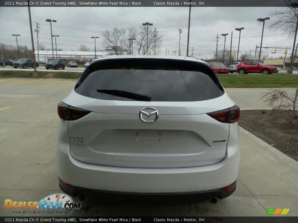 2021 Mazda CX-5 Grand Touring AWD Snowflake White Pearl Mica / Black Photo #5