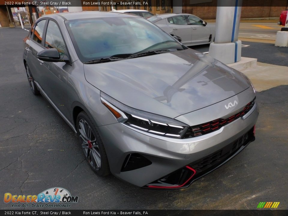 Steel Gray 2022 Kia Forte GT Photo #9