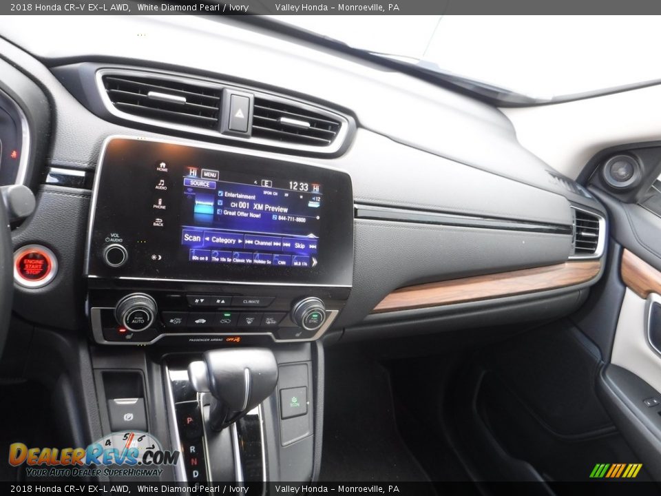 2018 Honda CR-V EX-L AWD White Diamond Pearl / Ivory Photo #16
