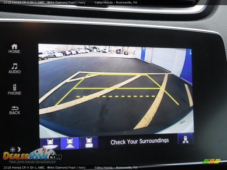 2018 Honda CR-V EX-L AWD White Diamond Pearl / Ivory Photo #18