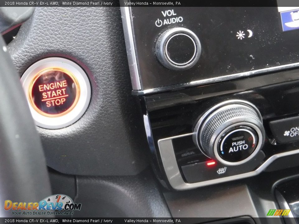 2018 Honda CR-V EX-L AWD White Diamond Pearl / Ivory Photo #19