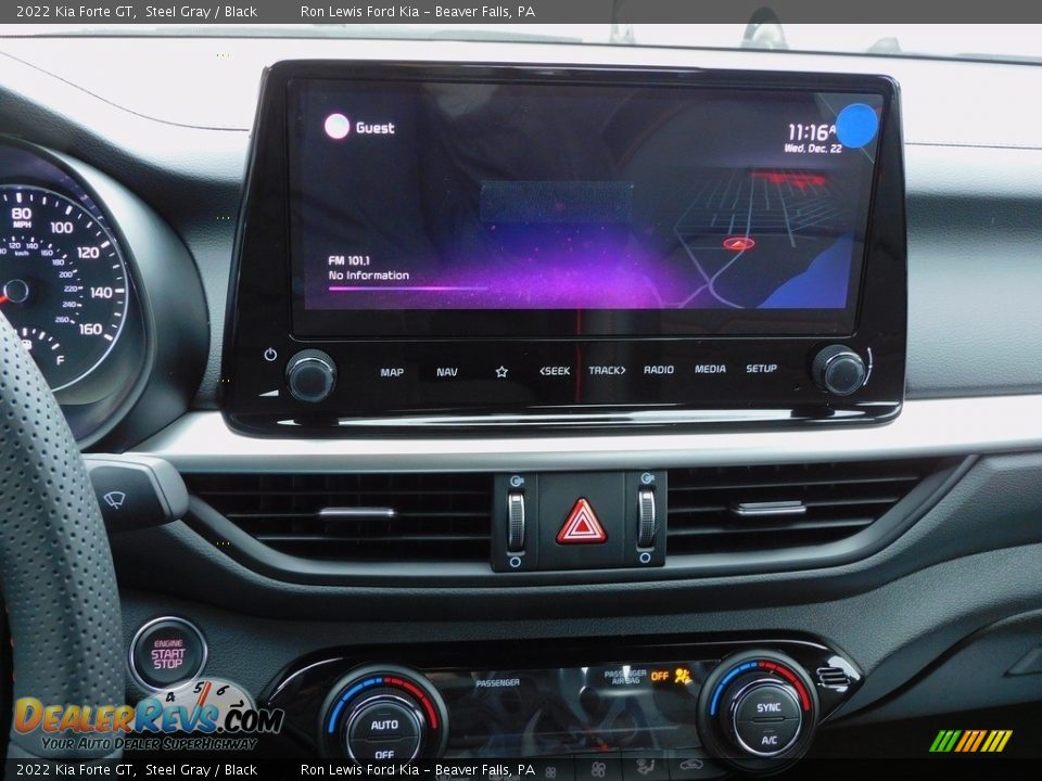 2022 Kia Forte GT Steel Gray / Black Photo #15