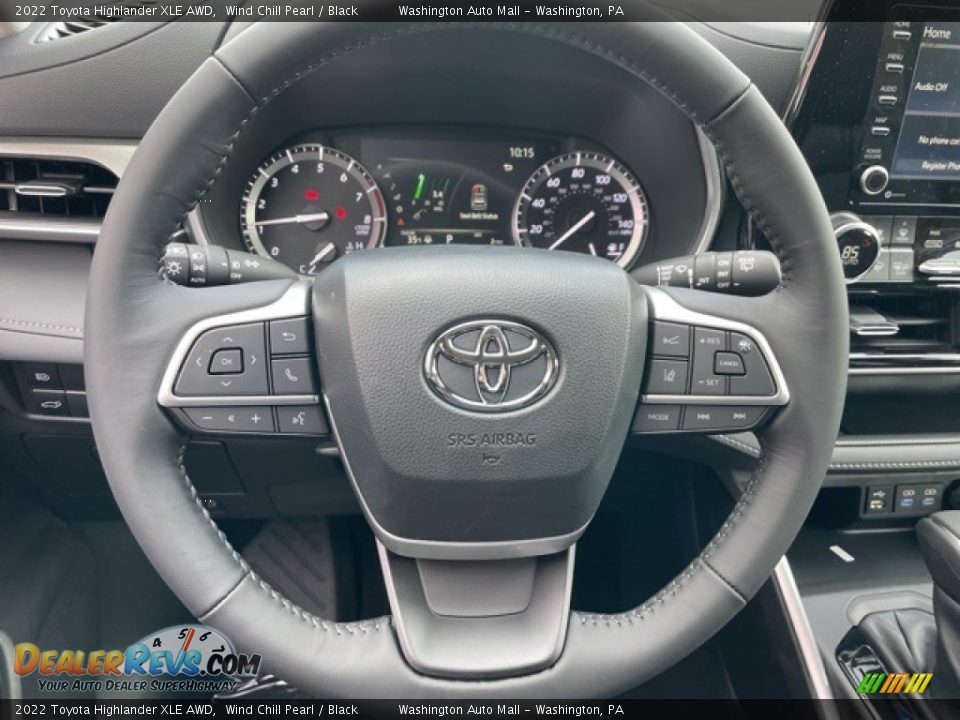 2022 Toyota Highlander XLE AWD Steering Wheel Photo #12