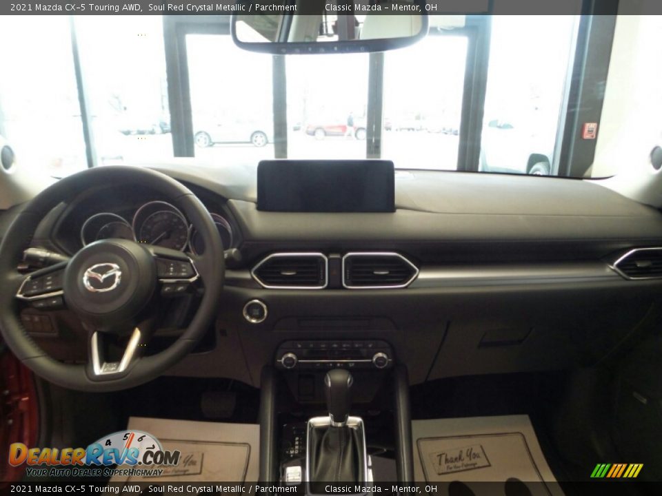 2021 Mazda CX-5 Touring AWD Soul Red Crystal Metallic / Parchment Photo #3