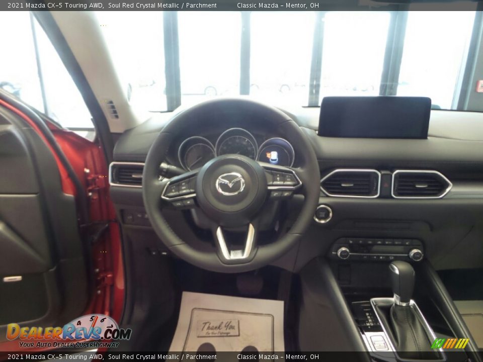 2021 Mazda CX-5 Touring AWD Soul Red Crystal Metallic / Parchment Photo #4