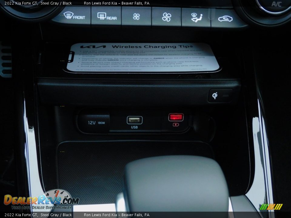 2022 Kia Forte GT Steel Gray / Black Photo #18