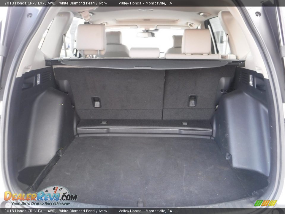 2018 Honda CR-V EX-L AWD White Diamond Pearl / Ivory Photo #25
