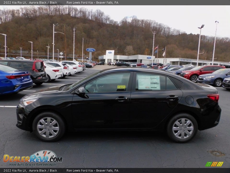 Black Interior - 2022 Kia Rio LX Photo #6