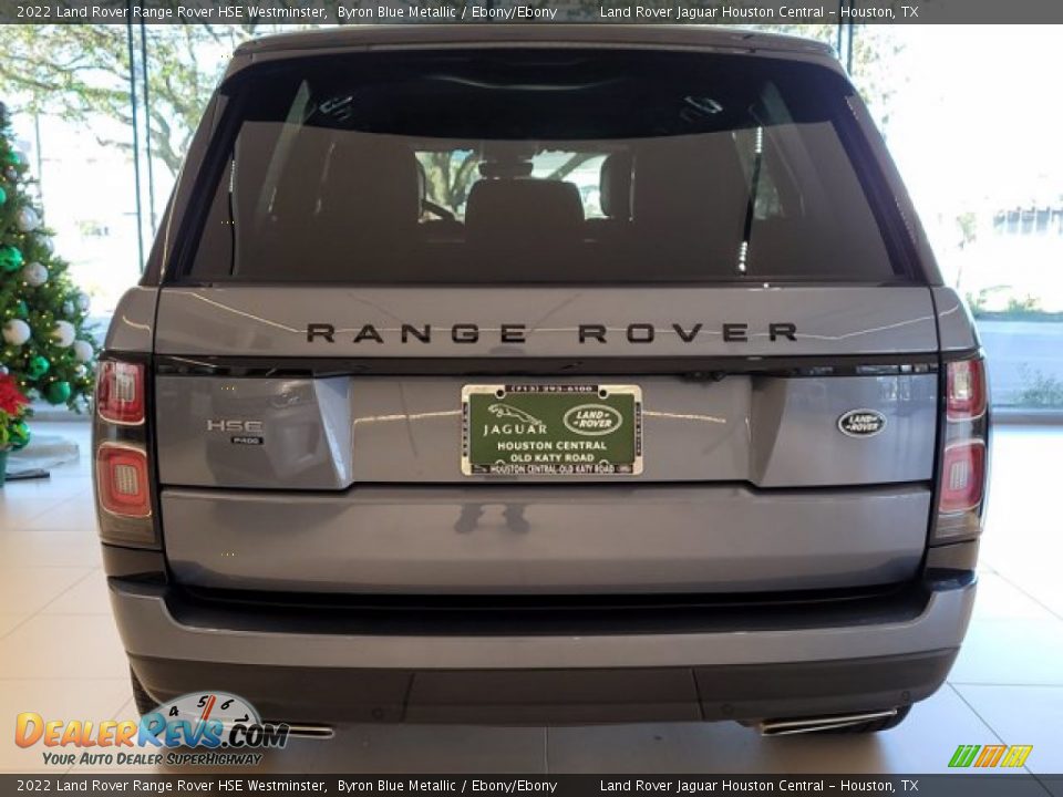 2022 Land Rover Range Rover HSE Westminster Byron Blue Metallic / Ebony/Ebony Photo #7